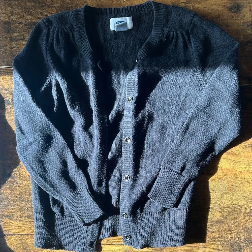 Old Navy Black and Gray Kid's Cardigan Duo - Picture 3 of 5